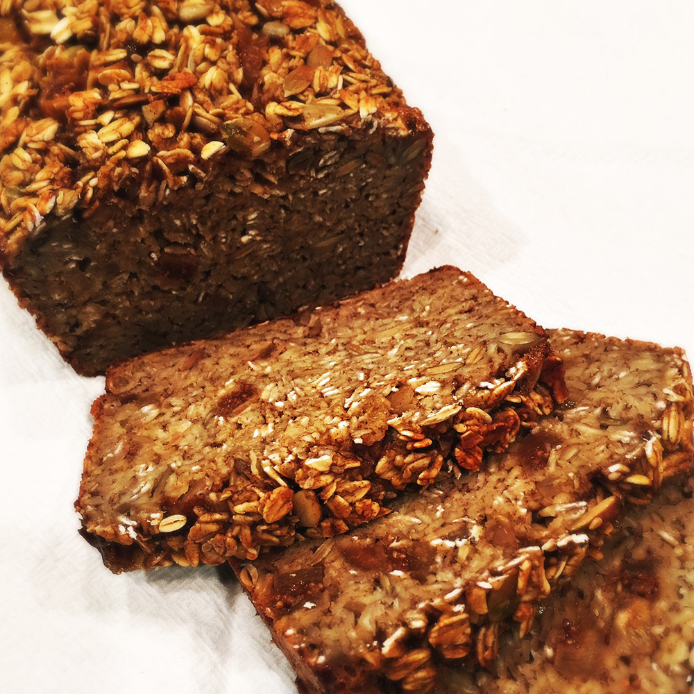a pure life nutrition oatmeal bread